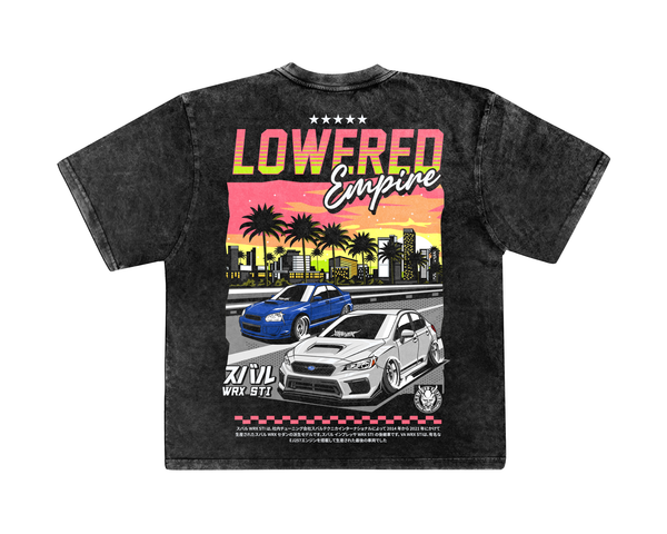 Sunset Drives  Acid- Wash Premium Tee