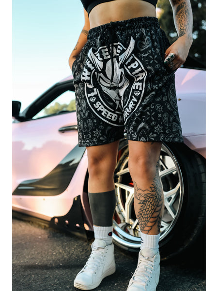 Lowered Empire Logo Mesh shorts
