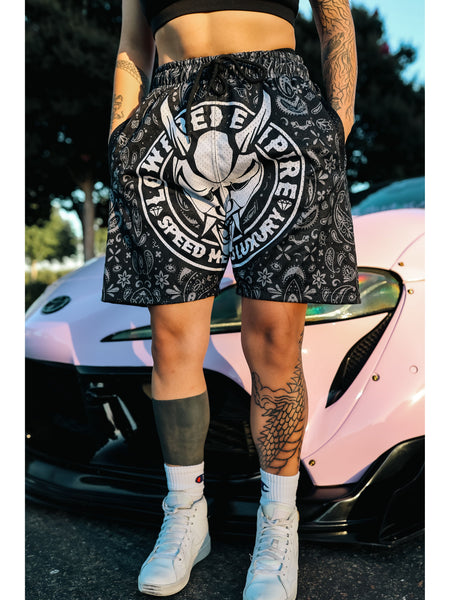 Lowered Empire Logo Mesh shorts