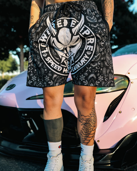 Lowered Empire Logo Mesh shorts