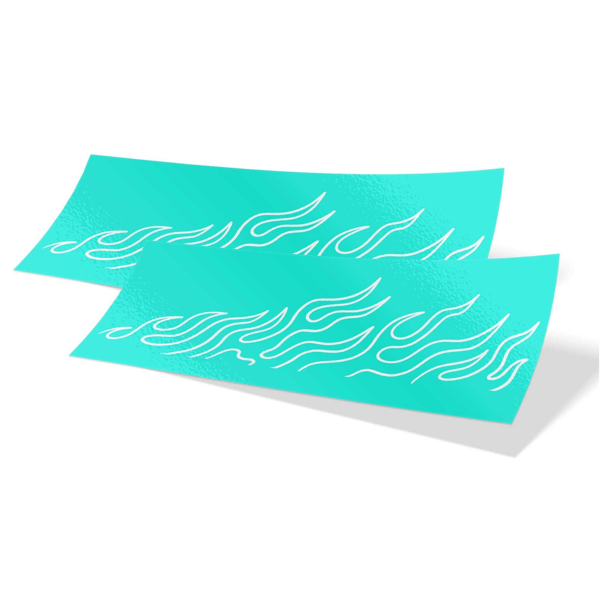 Window Decal Flames Outline Custom Flames- Pair