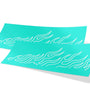 Window Decal Flames Outline Custom Flames- Pair