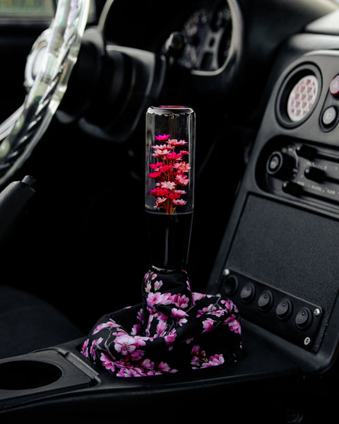 Sakura Pink Flowers Shift Boot