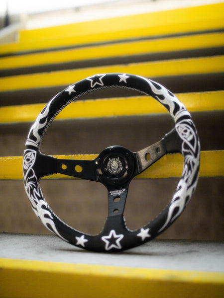 The Reaper Steering Wheel Premium Leather 330mm