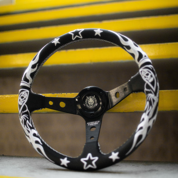 The Reaper Steering Wheel Premium Leather 330mm