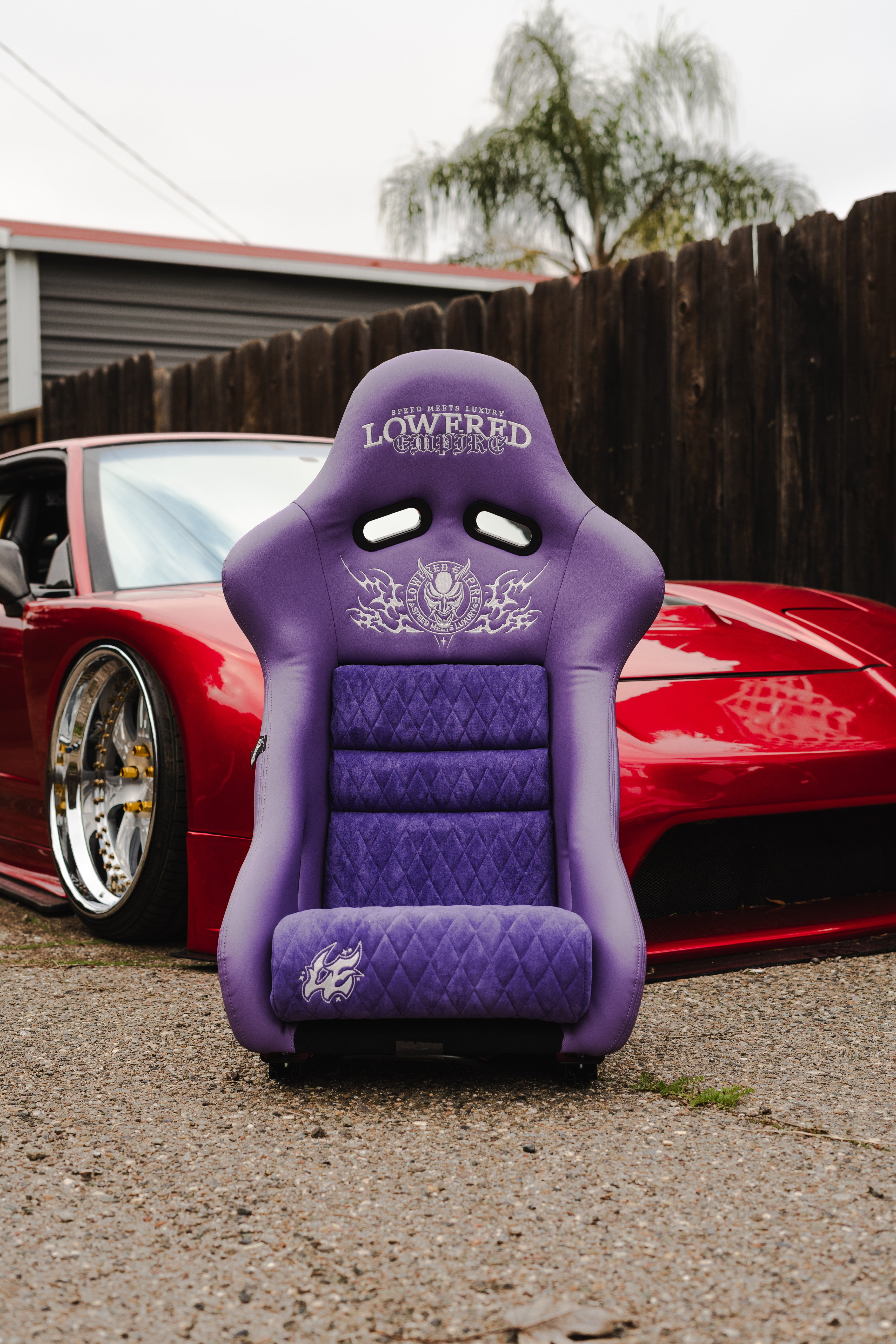 Cyber Collection Purple Racing Seat – Ultra Sparkle Shell | Premium JDM Bucket Seat- Pre Order