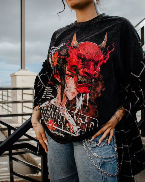 The Masked Geisha Vintage Washed Tee