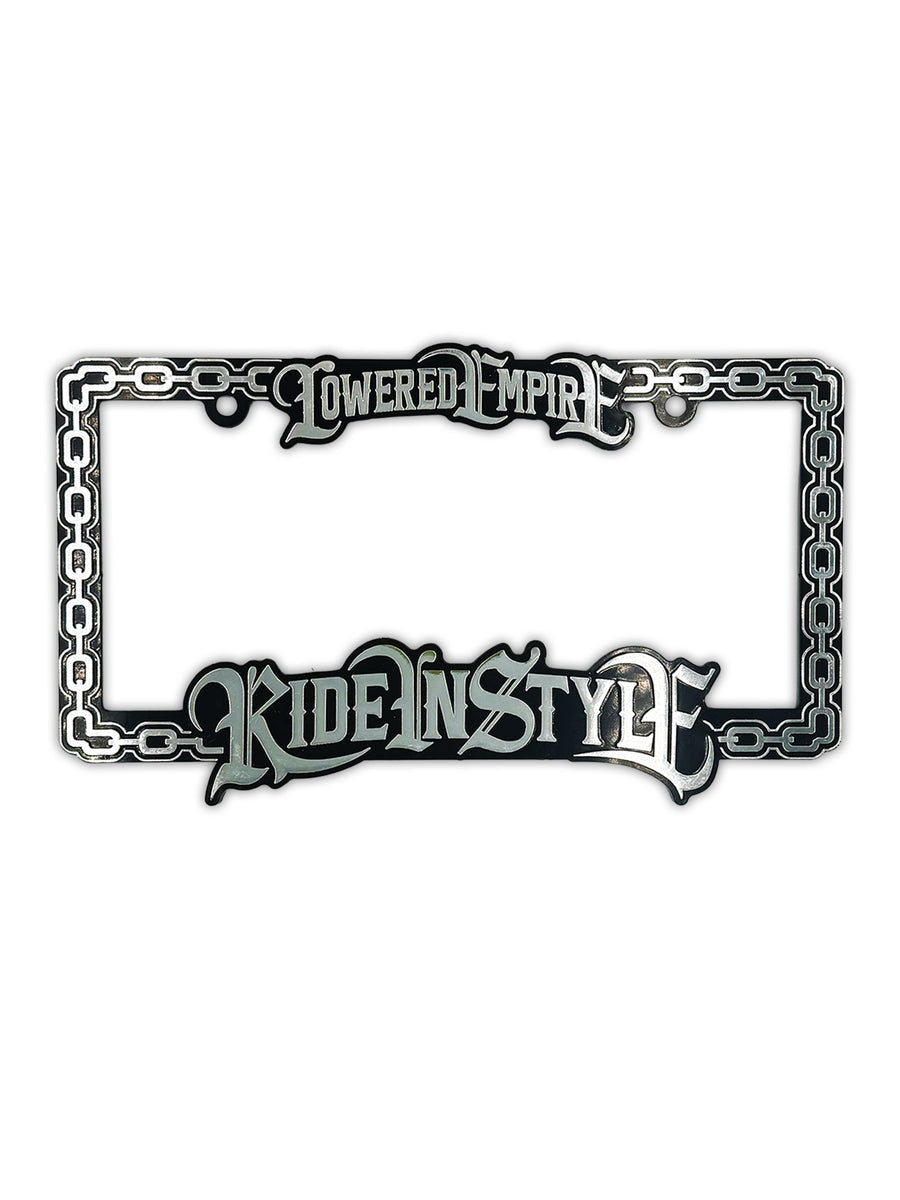 Ride In Style License Plate Frame