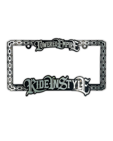 Ride In Style License Plate Frame