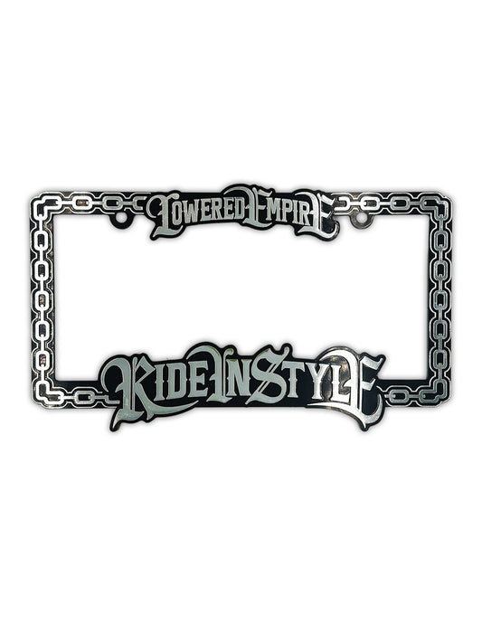 Ride In Style License Plate Frame