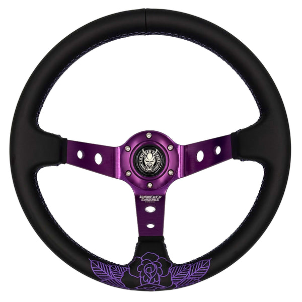 The Purple Rose Steering Wheel