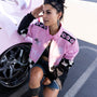 Pink Sakura Racing Checkered Jacket