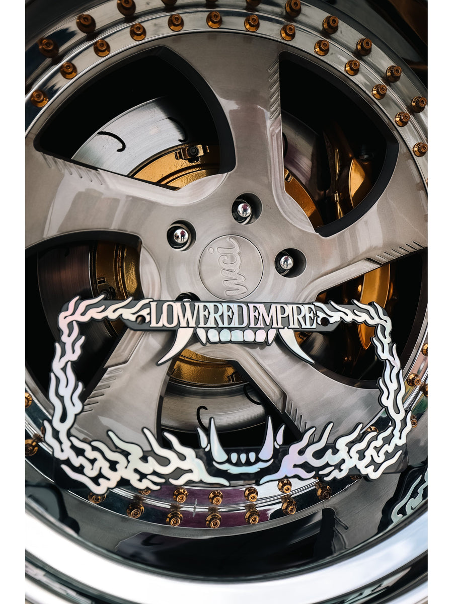 Hannya Flames License Plate Frame ABS-