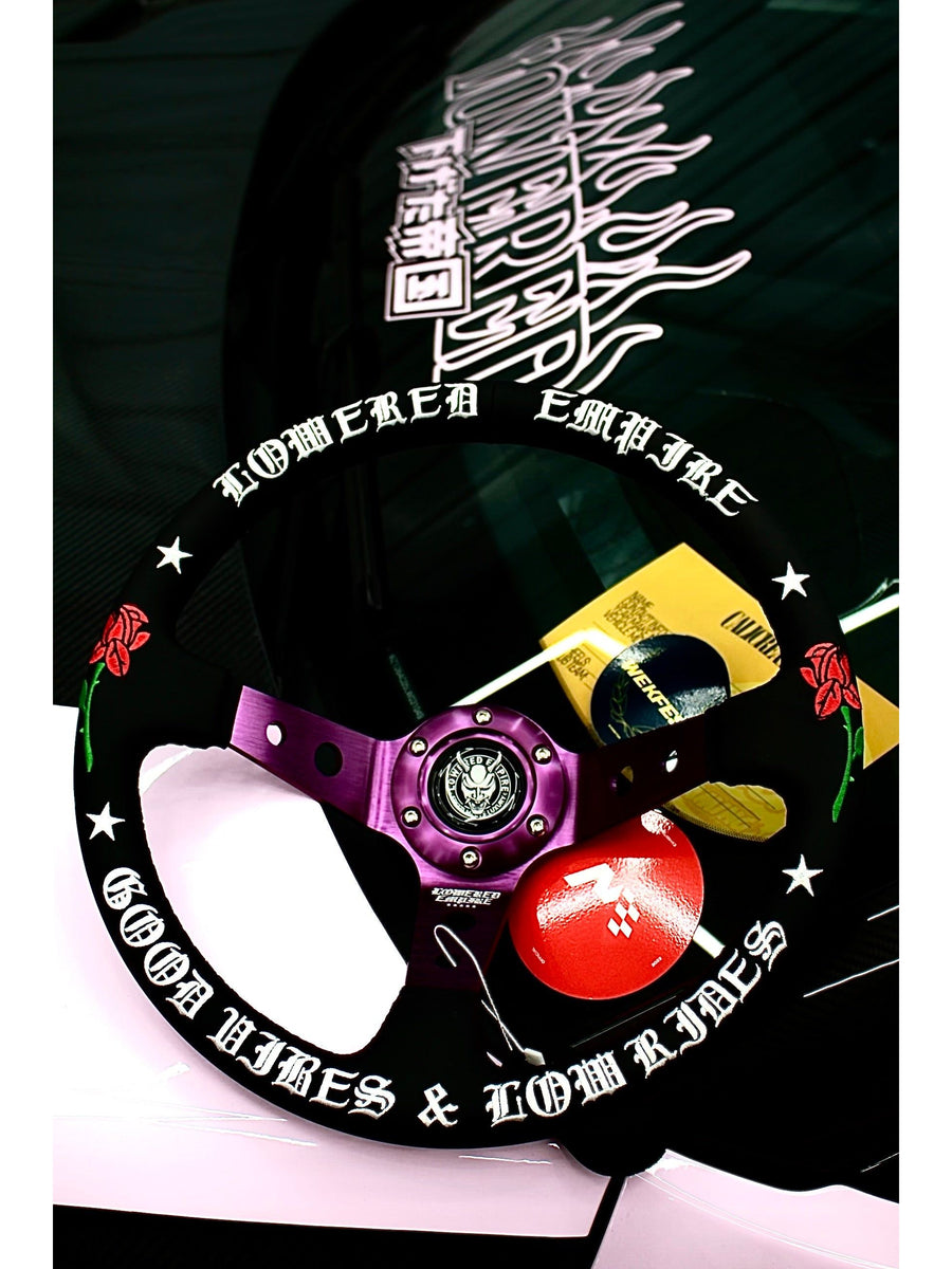 O.G Good Vibes X Lowered Empire Premium Steering Wheel