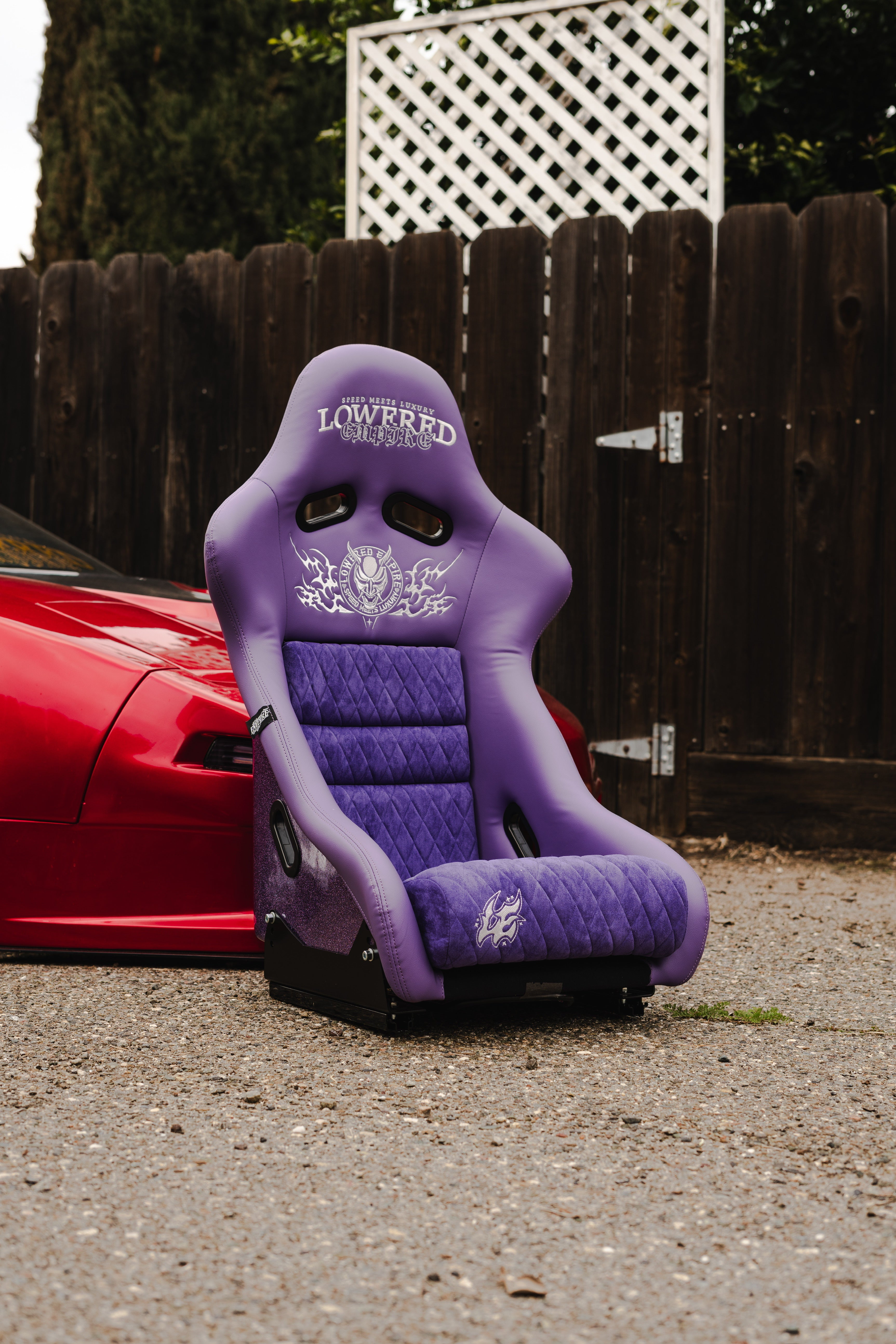 Cyber Collection Purple Racing Seat – Ultra Sparkle Shell | Premium JDM Bucket Seat- Pre Order