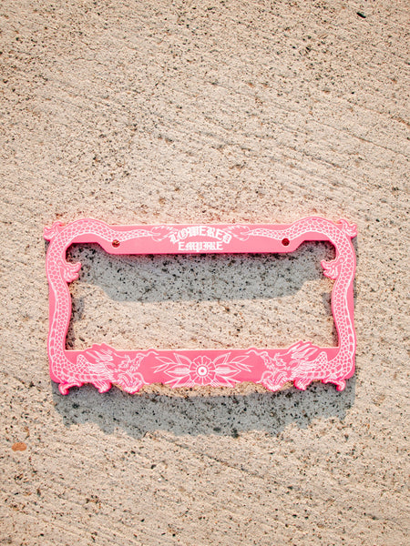 Japanese Dragon Acrylic License Plate Frames