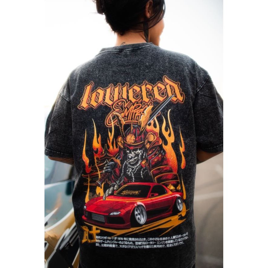 The RX7 Reaper Premium Acid Wash Tee