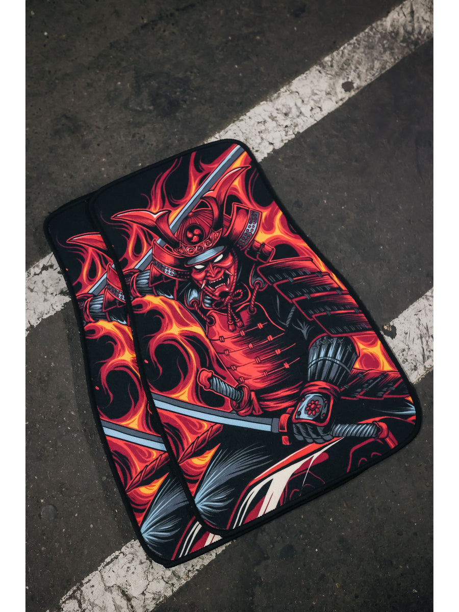 Musashi Miyamoto Samurai Floor Mats Pair