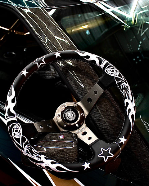 The Reaper Steering Wheel Premium Leather 330mm