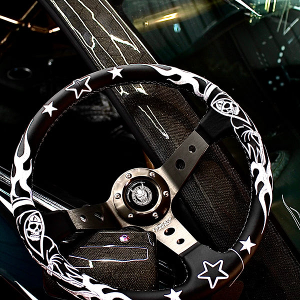 The Reaper Steering Wheel Premium Leather 330mm