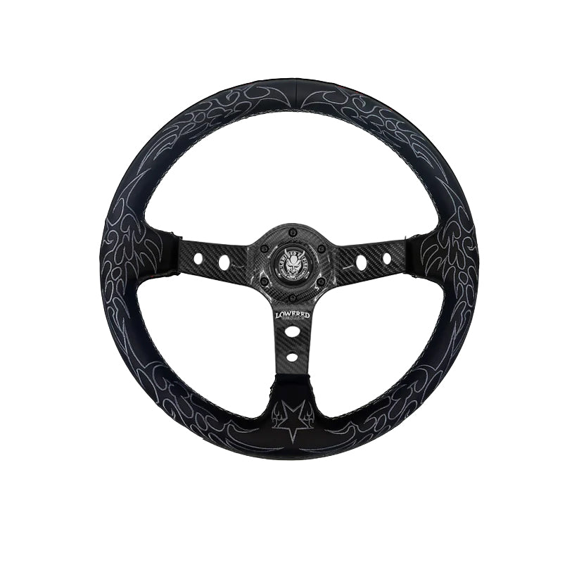 Carbon FIber Cybersigilism Street CS-4 Wheel 350mm- Lowered Empire