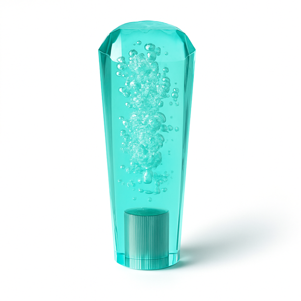Clear Tiffany Blue Diamond VIP Style Shift Knob 6" | Universal Car Shifter