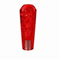 Clear Red Diamond VIP Style Shift Knob 6" | Universal Manual Car Shifter