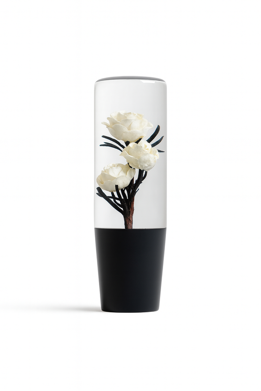 Killer White Roses Clear Roses Shift Knob