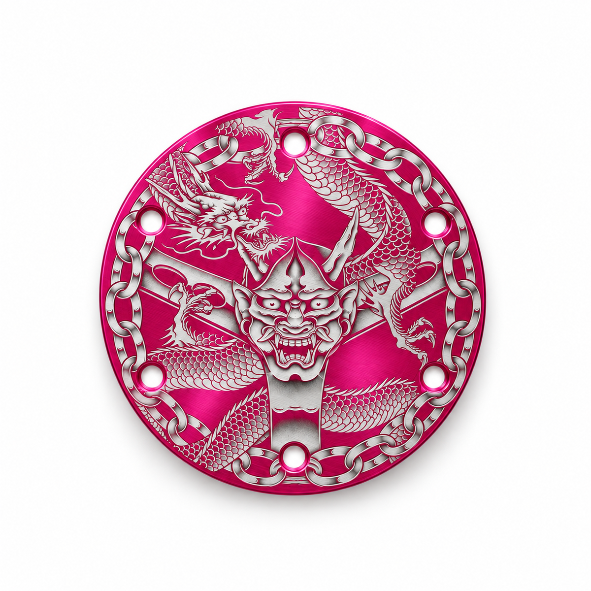 Oni & Dragon Universal Etched Horn Delete Plate