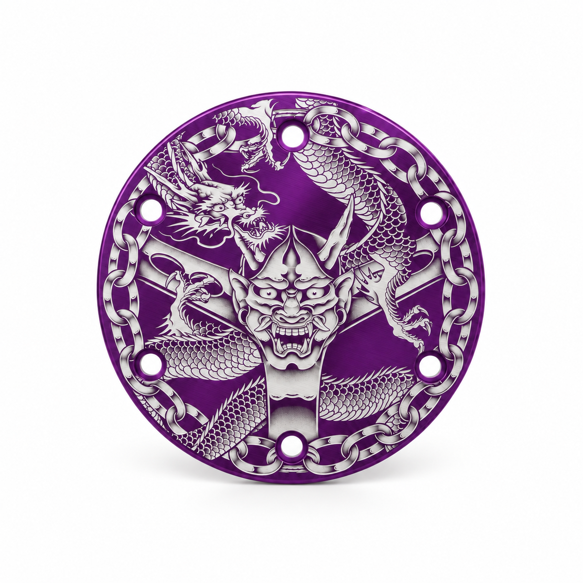 Oni & Dragon Universal Etched Horn Delete Plate