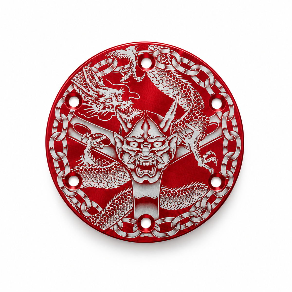 Oni & Dragon Universal Etched Horn Delete Plate