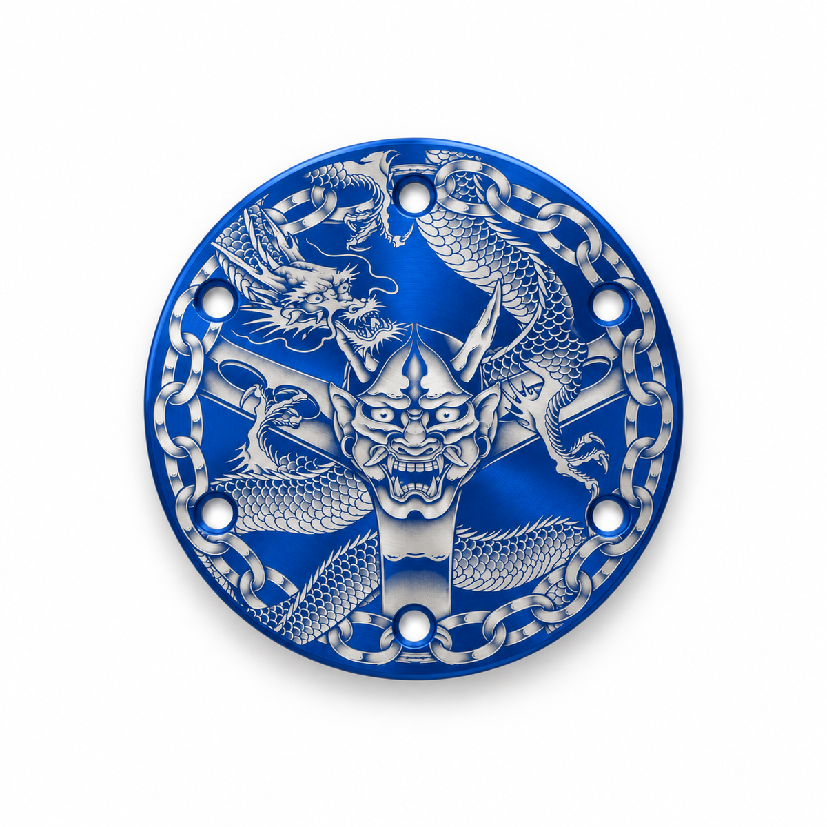 Oni & Dragon Universal Etched Horn Delete Plate