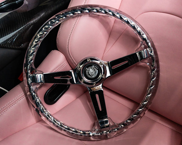 Rakkī JDM Chrome Steering Wheel