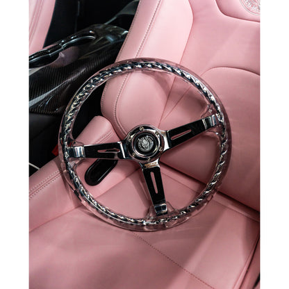 Rakkī JDM Chrome Steering Wheel