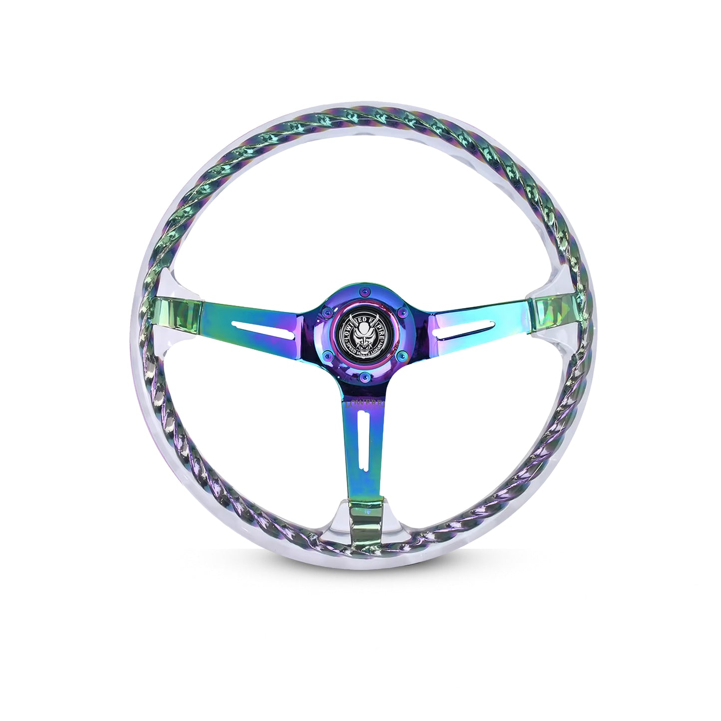 Limited Rainbow Rakkī JDM DR-1 Steering Wheel 350mm- Lowered Empire
