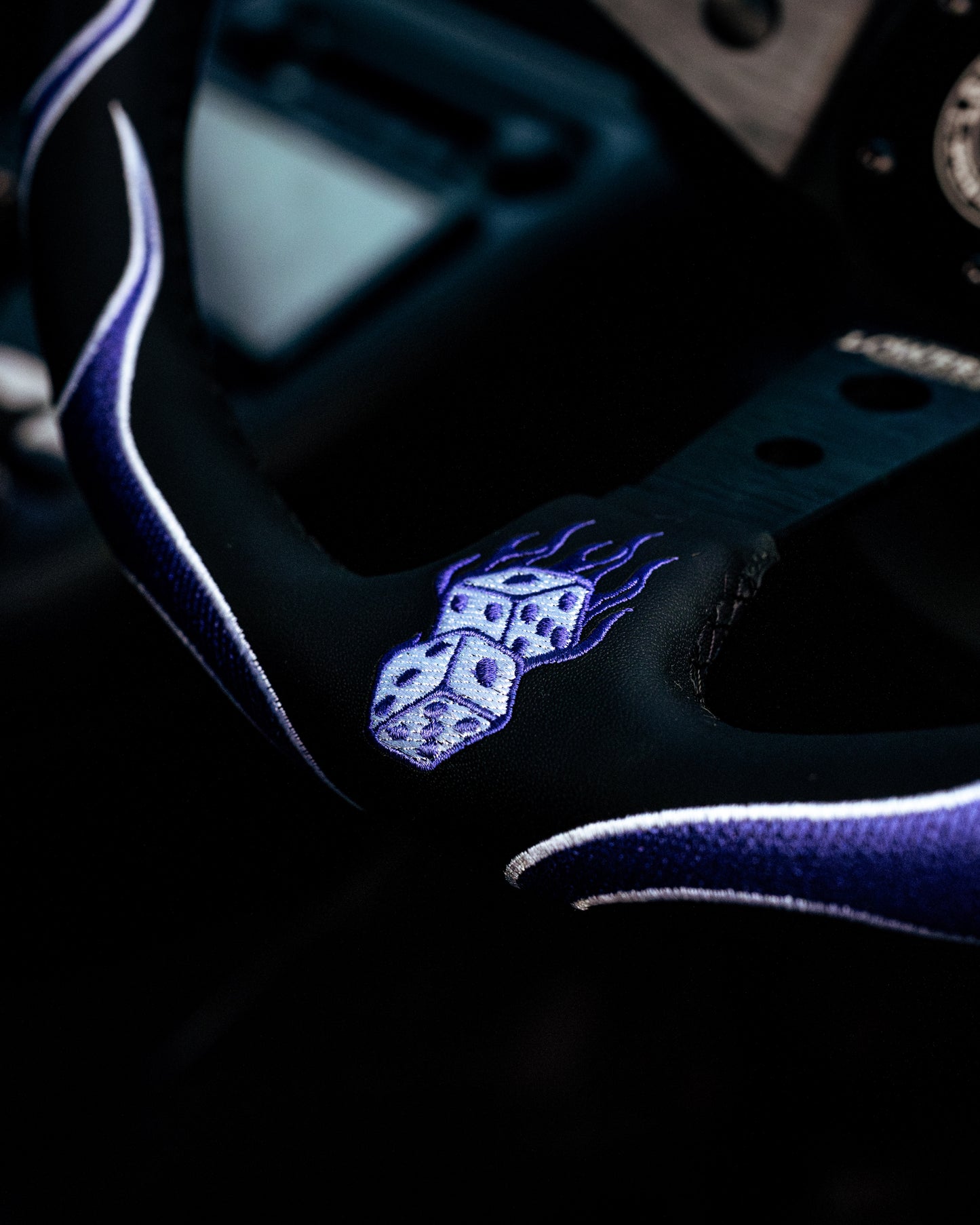 Purple Hellfire Steering Wheel 350mm Lowered Empire