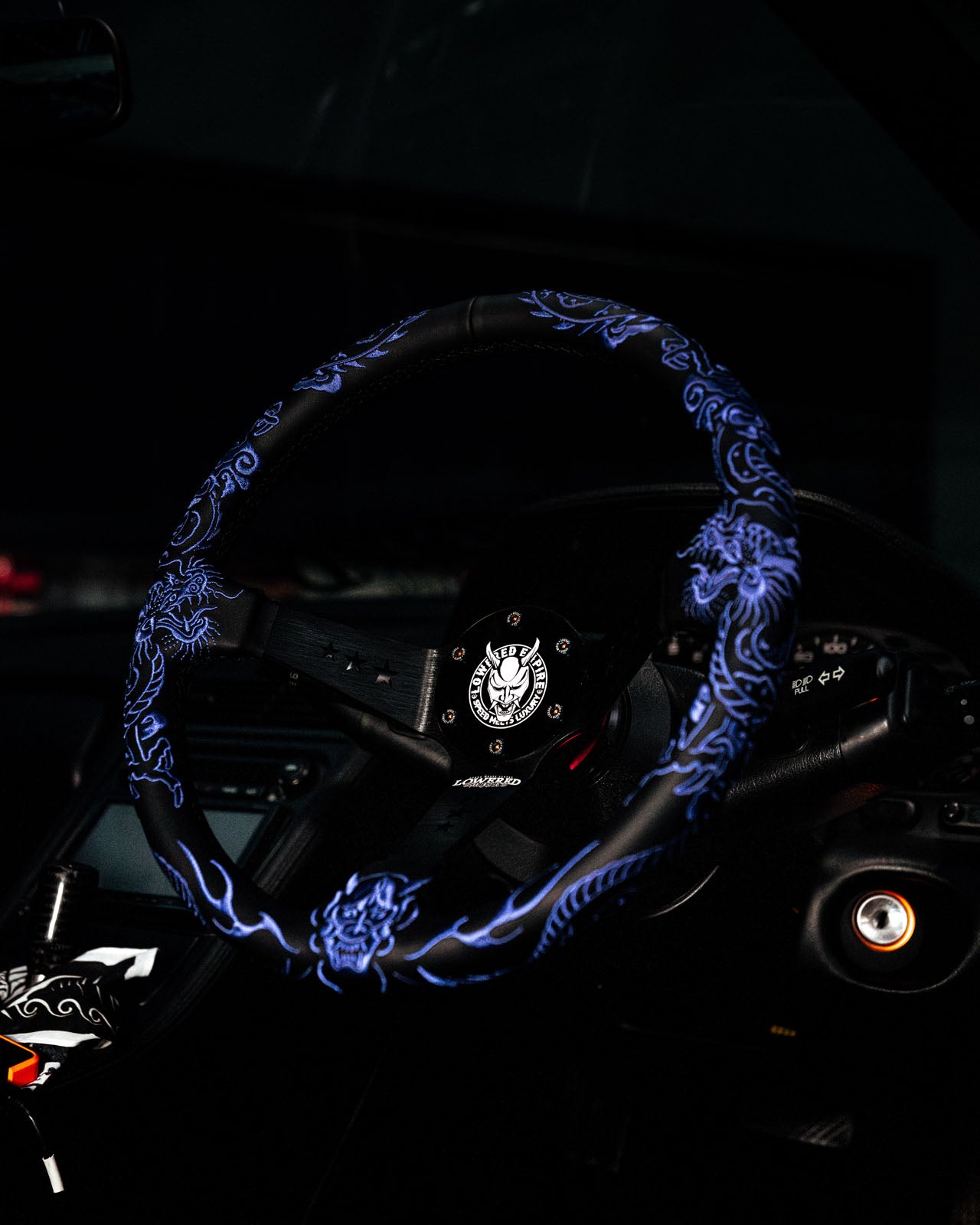 Purple Dragon’s Curse Steering Wheel 350mm- Lowered Empire