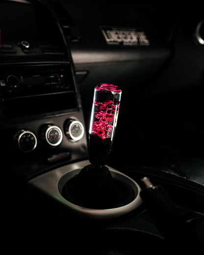 Clear Sakura Flower Shift Knob | Universal Manual Car Shifter
