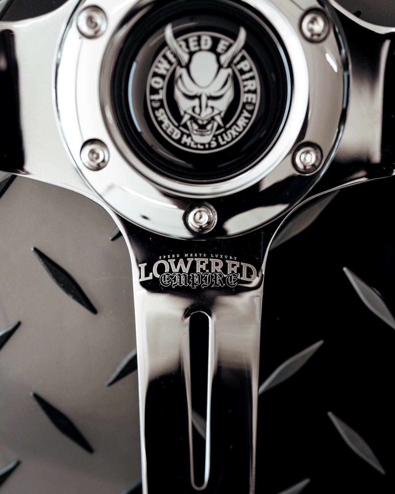 Black Rider Rakkī JDM DR-1 Steering Wheel 350mm - Lowered Empire