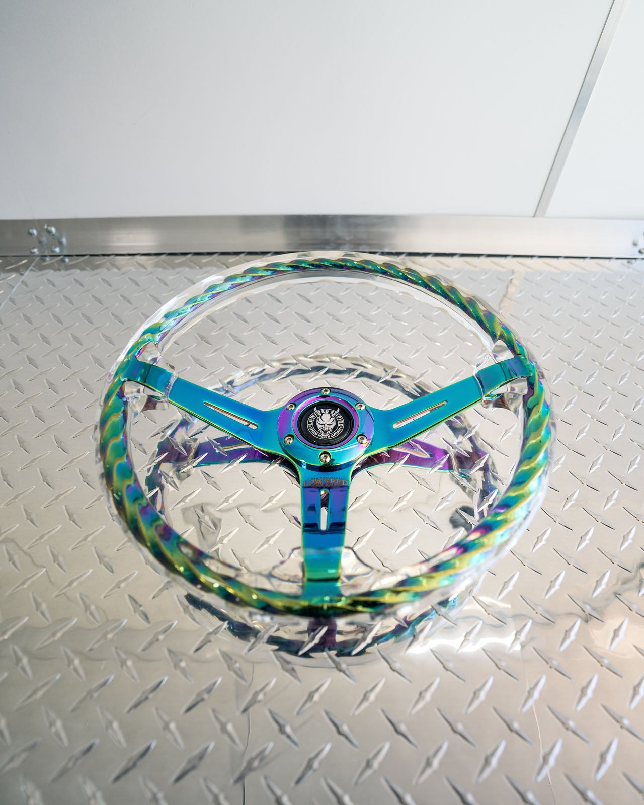 Limited Rainbow Rakkī JDM DR-1 Steering Wheel 350mm- Lowered Empire