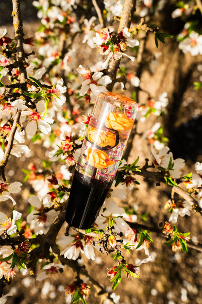 Clear Peach Orange Roses Flower Shift Knob 6" | Universal Manual Car Shifter