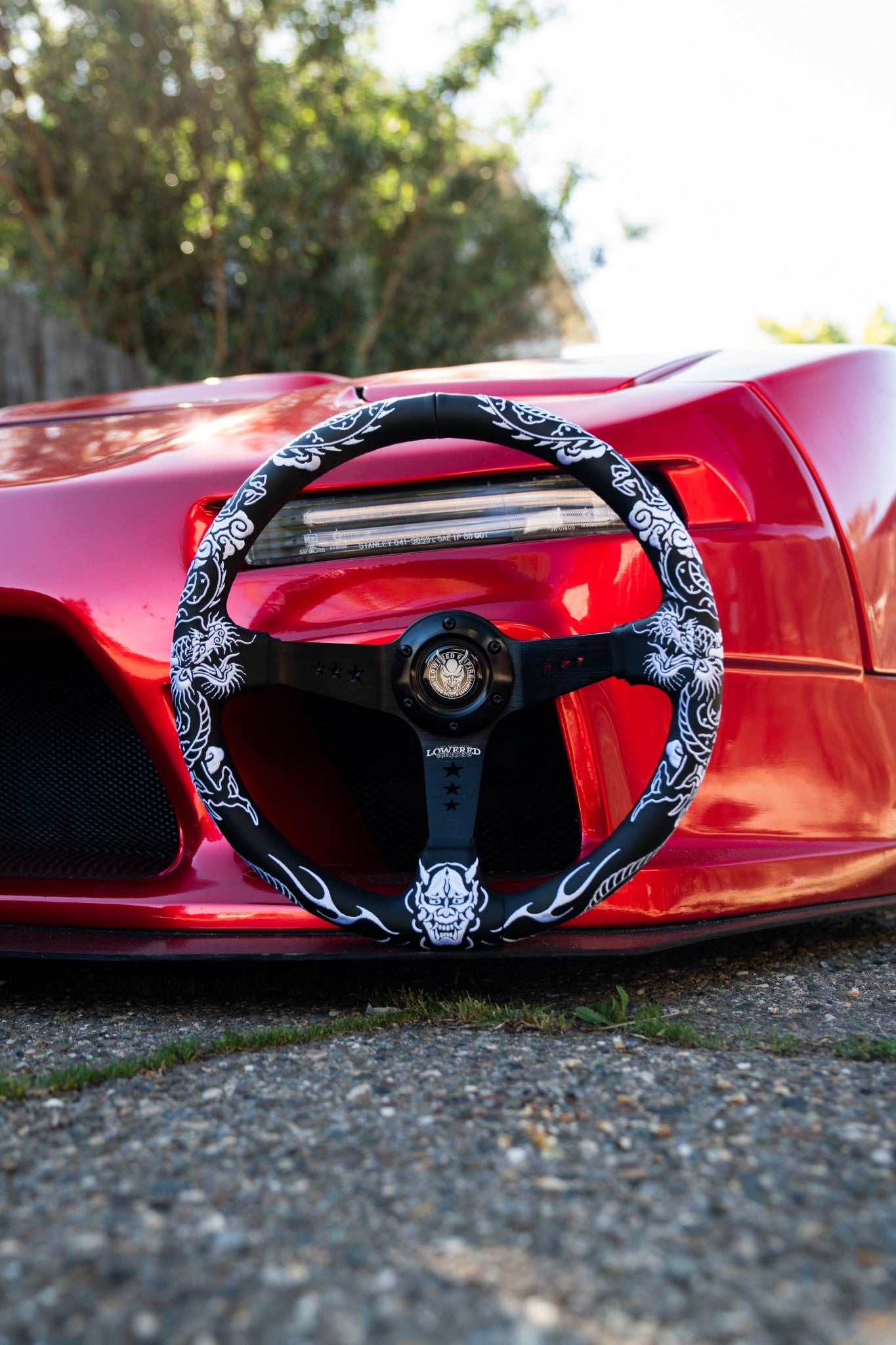 White Dragon’s Curse Steering Wheel 350mm X Lowered Empire