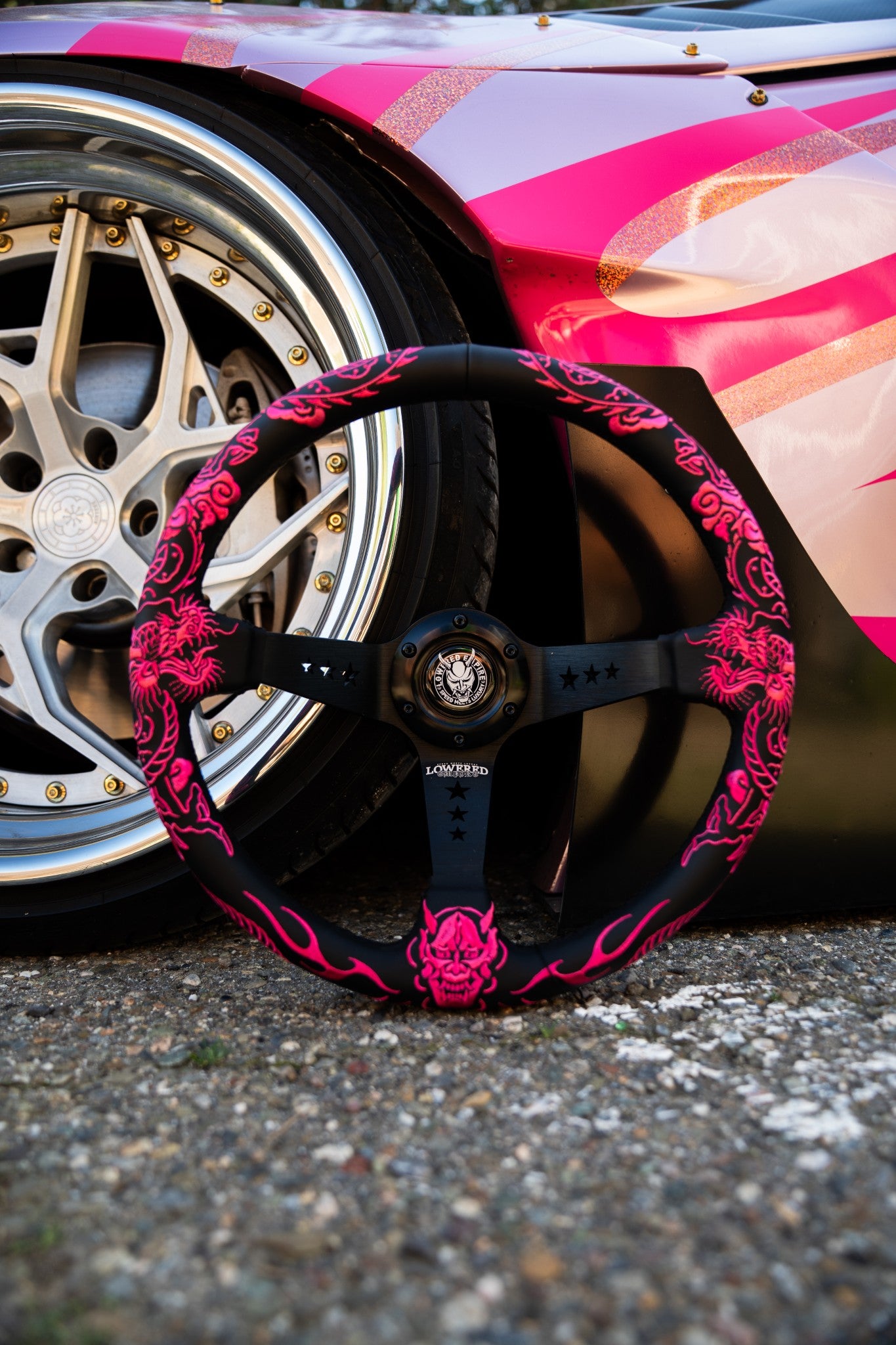 Pink Dragon's Curse DC-2LOW  Flat Type 25mm