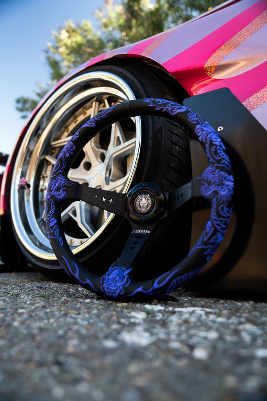 Purple Dragon’s Curse Steering Wheel 350mm- Lowered Empire
