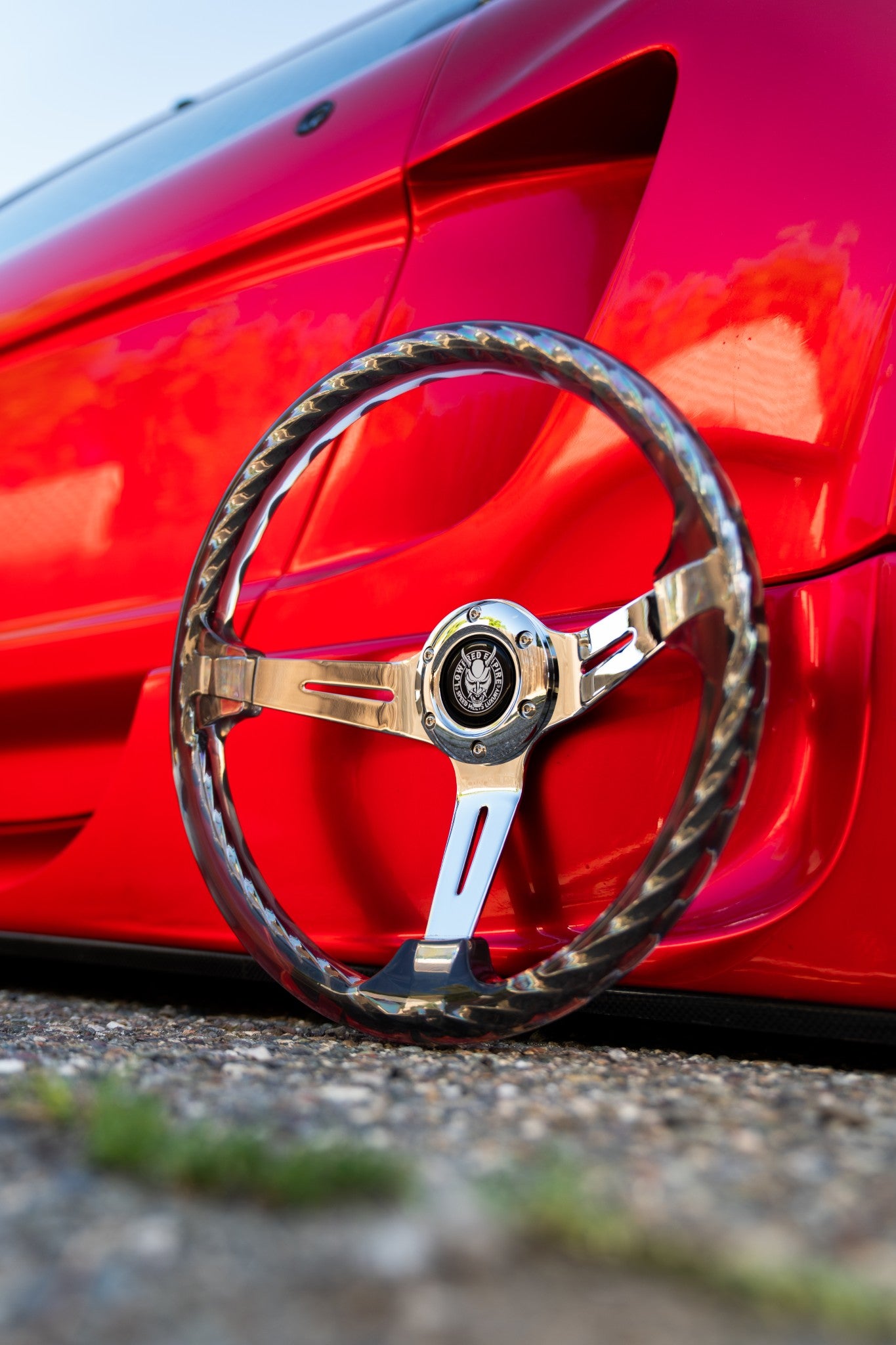 Black Rider Rakkī JDM DR-1 Steering Wheel 350mm - Lowered Empire