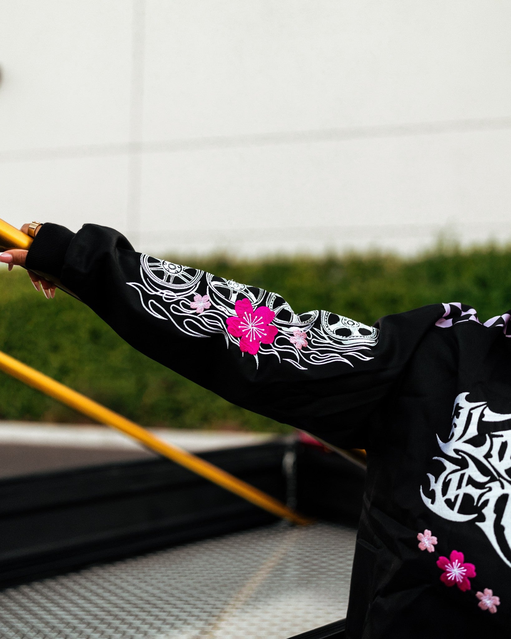 Embroider Wheel Collection Sakura Racing Jacket