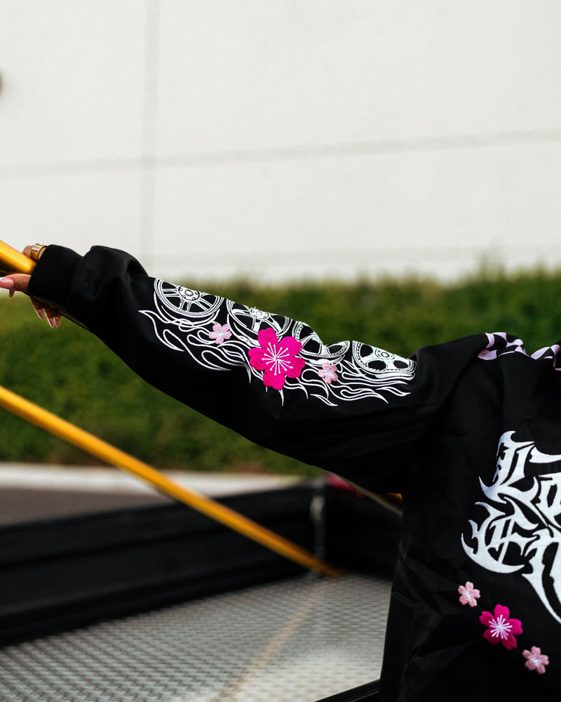 Embroider Wheel Collection Sakura Racing Jacket