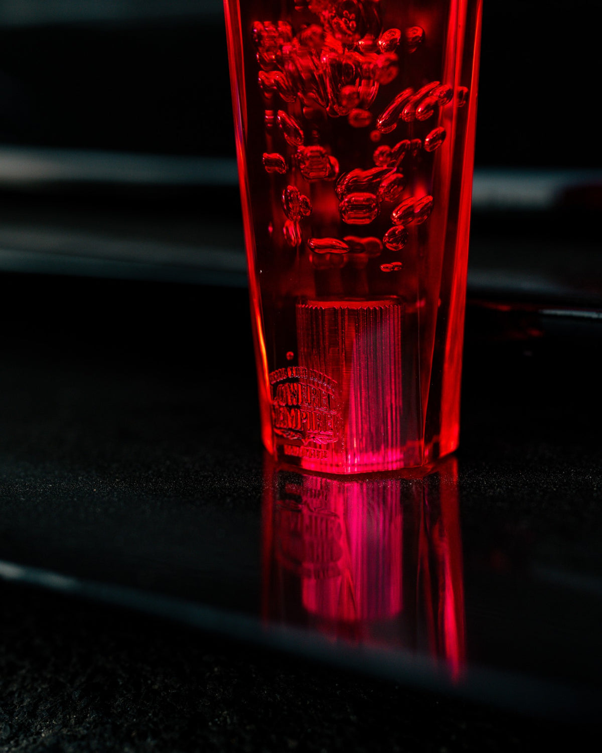 Clear Red Diamond VIP Style Shift Knob 6" | Universal Manual Car Shifter