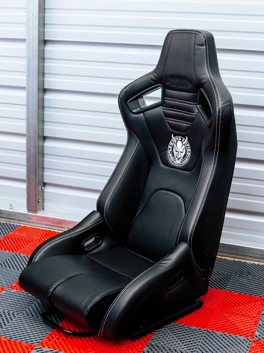Bucket Style Recline Seats Full Black Pair