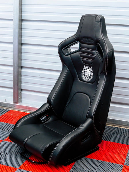 Bucket Style Recline Seats Full Black Pair